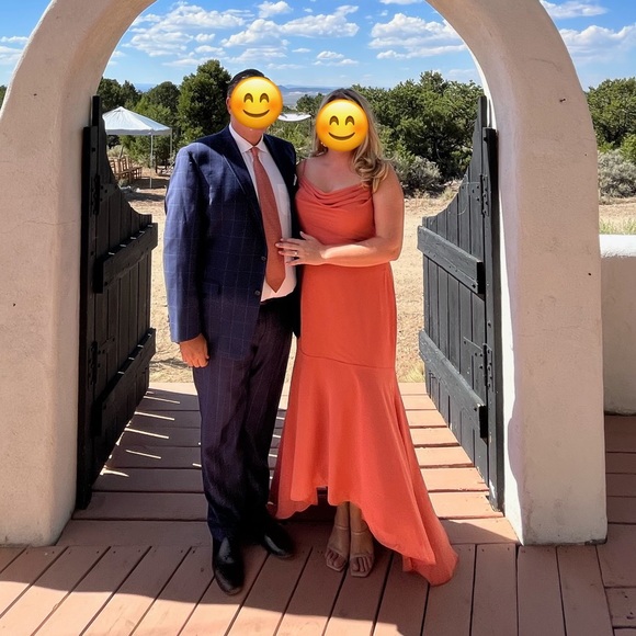 Azazie Bridesmaid’s Dress Style: Summer Size: A16 Color: Mai Tai unaltered - Picture 4 of 4